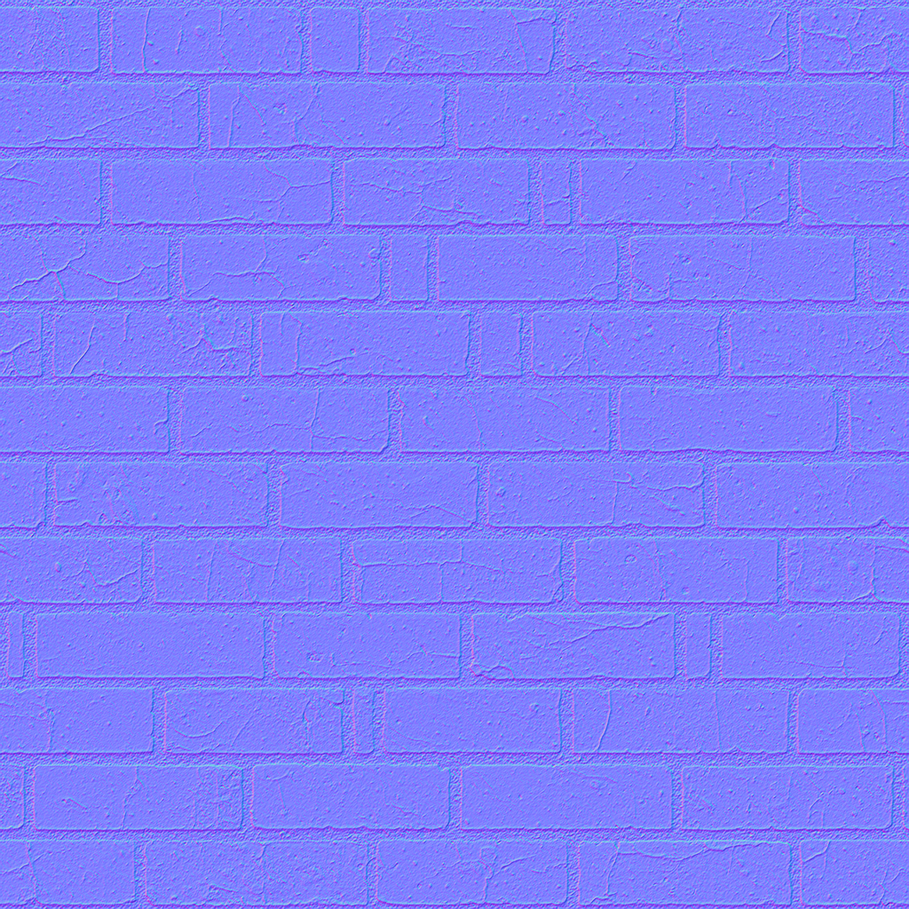 Generated normal map from PBR texture generator