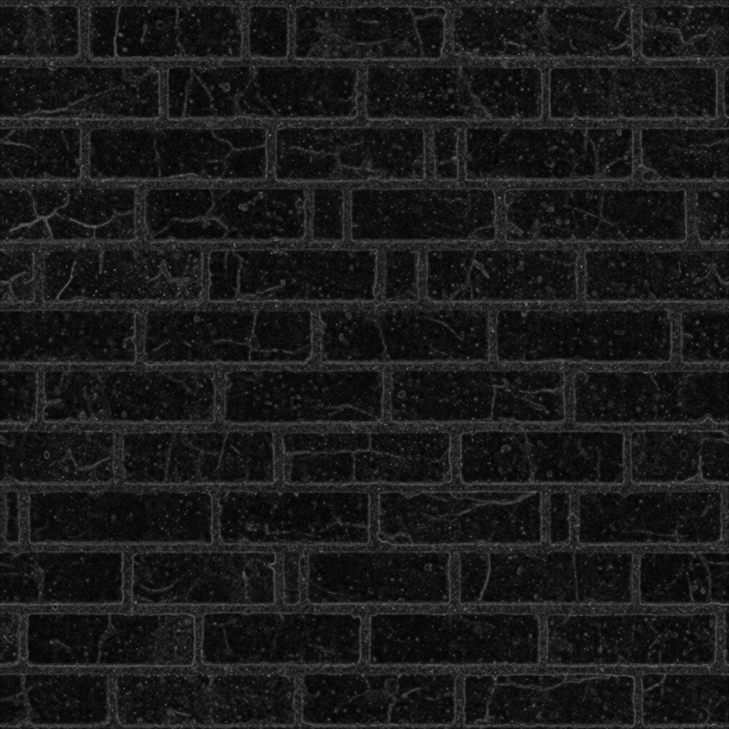 Generated roughness map from roughness map generator